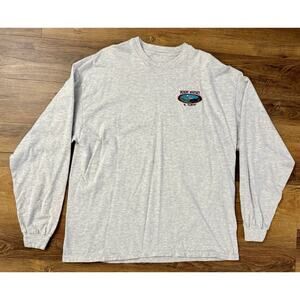 Vintage “Mt Whitney” Long Sleeve Shirt Heathered Gray‎ Size Large No Tag EUC